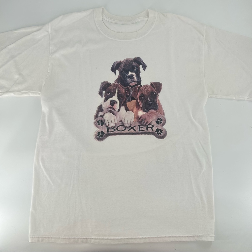 Vintage Boxer Dog Graphic Tee